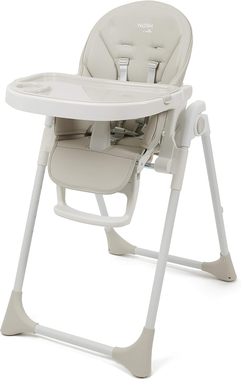 BABYLO Nosh from Birth High Chair, Adjustable + Folding with 7 Height, 3 Seat Positions Including Lie Flat