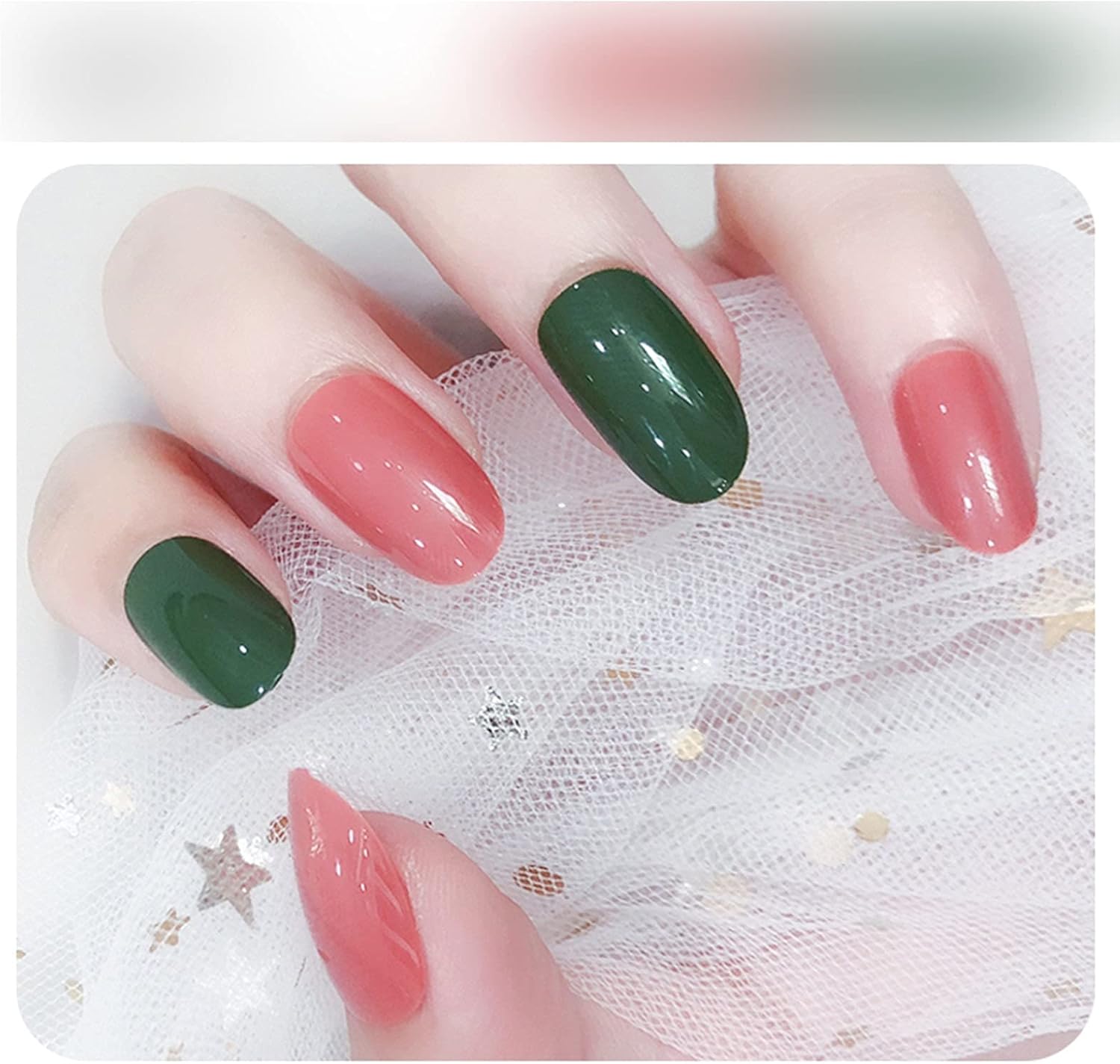DFGJ Wearing Hand and Toe Nails, Nail Patch Nail Art Set, A Full Set of Accessories Stickers,Creative Stickers, Environmentally Friendly Materials Can Be Given As Gift Graduation Gift (Color : 10): Home & Kitchen