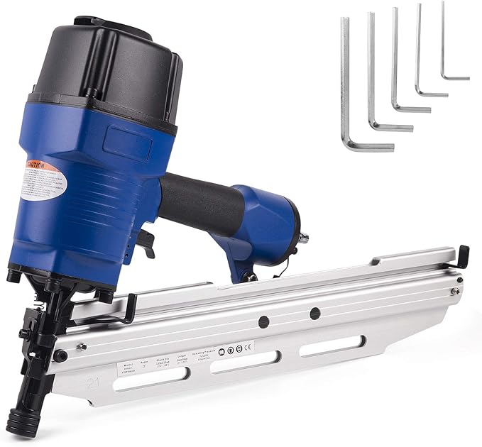 Pneumatic 21 Degree 31/2" Full Round Head Framing Nailer Ergonomic and Light weight Nail Gun
