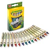 Crayola Metallic Crayons 16ct, Coloring &amp; Drawing Glitter Crayons for Kids | Kids Crayons for Coloring and Drawing, Glitter, Shiny, and Unique Colors, Gift for Kids, Nontoxic, 3+