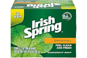 Irish Spring Original Scent Bar Soap 3.2 oz. Pack of 2