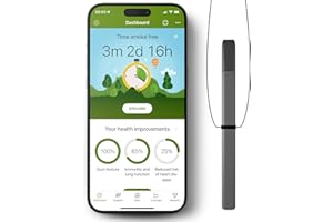 NATRANAL Quit Smoking App and Fidget Tool Set | Non-Electric Quit Smoking Aid | Tobacco and Nicotine Free Oral Fixation Device | No-Smoke, Quit Smoking and Quit Vaping | Stop Smoking and Stop Vaping Set