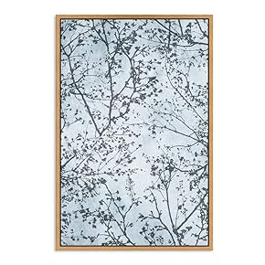 SIGNWIN Framed Canvas Wall Art Birds on Tree...