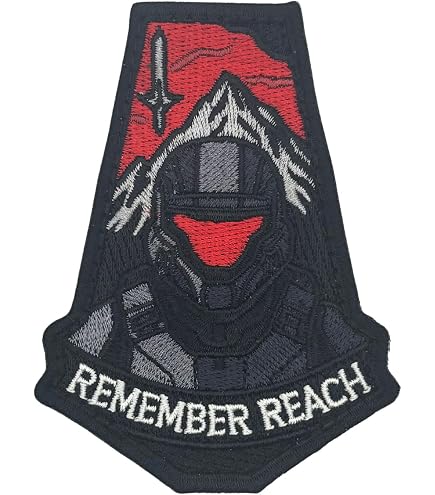 Toppe ricamate HALO ODST con supporto a gancio per vesti