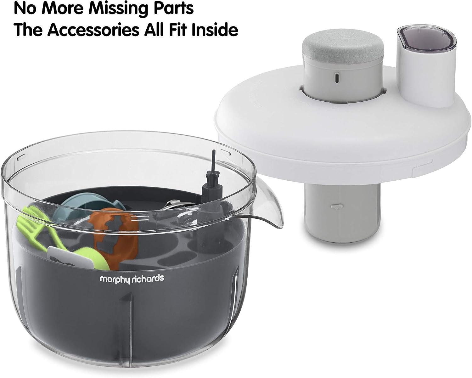 Morphy Richards 401012 Prepstar Food Processor for Innovative Meal Prep with All in One Easy Storage Solution - Image 4