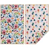 WerkShoppe Fields of Flowers Microfiber Kitchen Towel - Home D&Eacute;COR Gift