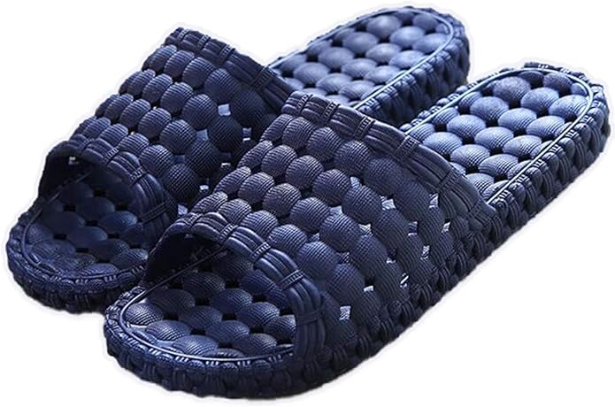 Herren Flache Sandalen Comfort Slipper Hausschuhe für zu Hause