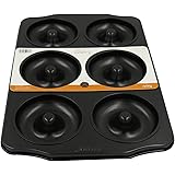 Donut Pan Donut Maker Nonstick 6-Cavity Easy to Clear 12.5" 8.5" Size,perfect gift - DarNio Chefmade