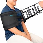 Vive Transfer Sling - Padded Assist Gait Belt - Heavy Duty Patient Lift | With Straps - Mobility Standing and Lifting Aid for Disabled, Elderly, Seniors, Injured - Safely Move from Bed and Wheelchair