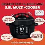 Instant Pot 3.8L Multicooker 7-in-1 Smart Cooker Stainless Steel Inner Pot Black view 2