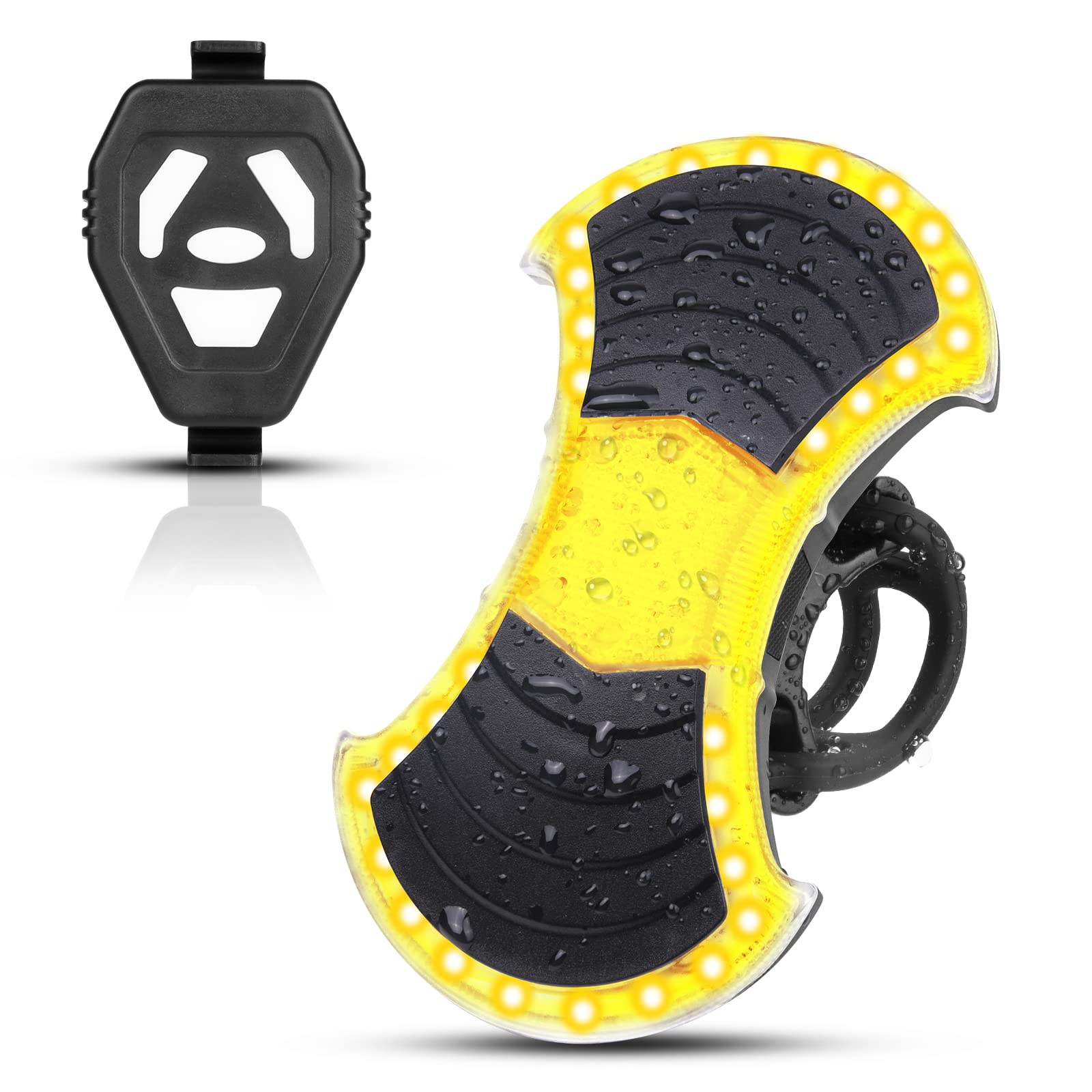 Bike Tail Light, Rear Bike Light Powerful LED USB Rechargeable, Ultra Bright Sport Bicycle Taillight Fits for Cycling Helmet Backpack Safety Warning, 6 Light Modes Options - Easy to Install