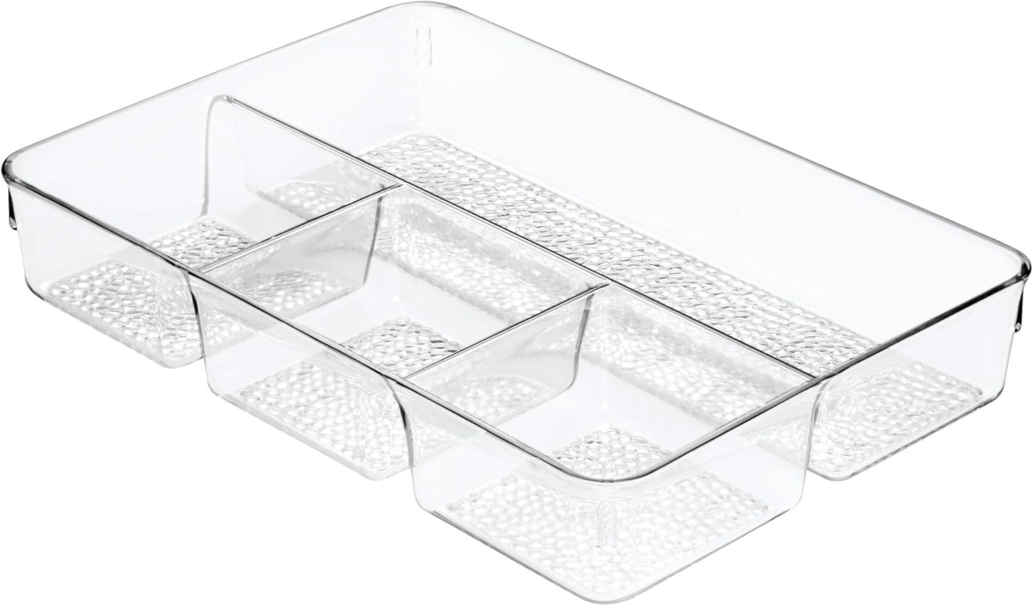 Amazon Com Idesign Rain Divided Cosmetic Drawer Organizer Tray