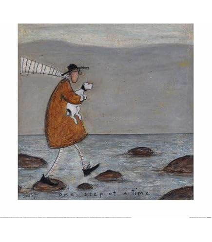 Amazon.com: Sam Toft The Art Group Black Dog Going Home Art