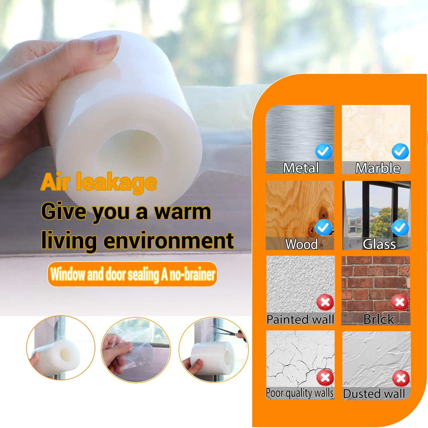 Transparent Window Insulation for Winter Weather