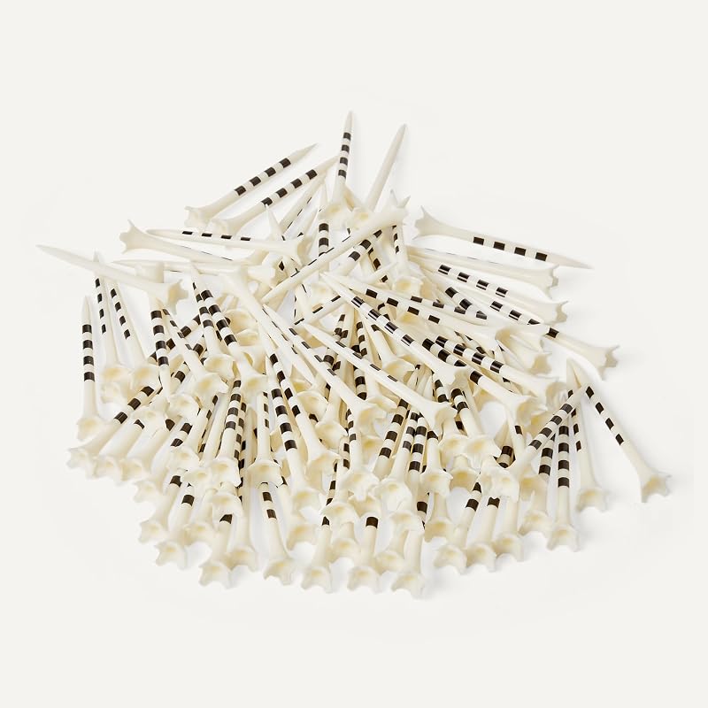 Tees de Golf de Plástico de 8,3cm, Paquete de 100, Blanco