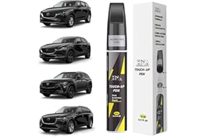 XNA Jet Black Mica(41W) for Mazda Touch Up Paint, Car Scratch Remover for Nicks and Chips Repair, 2-In-1 Quick & Easy Fix Car Scratch Repair Kit with Exact Color-Matched