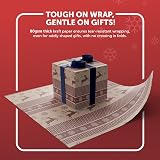 Kraft & Co Christmas Wrapping Paper 2 Pack 44.5cm x 25m Kraft Paper 100gsm view 3