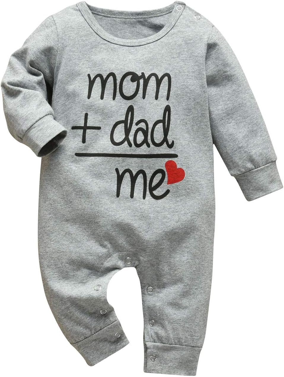 Baby Boys Girls Romper Funny Letter Jumpsuit
