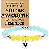 Inspirational Beads Bracelets for Women Daughter Motivational Graduation Gifts for Sister Best Friend Beaded Bracelets Christmas Birthday Present for Her Bff Bestie Encouragement Stretch Jewelry