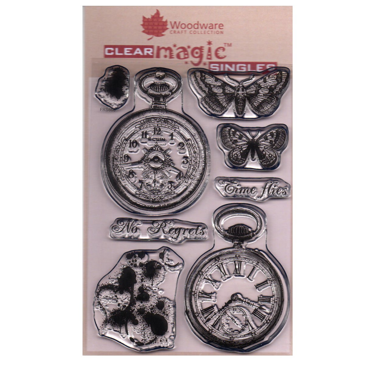 Francoise Collection Clear Magic Stamps - Vintage Pocket Watches