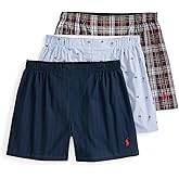 POLO RALPH LAUREN mens 3-pack Classic Fit Woven Boxers