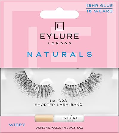Eylure Naturals No. 023 False Eyelashes with Latex Free Glue