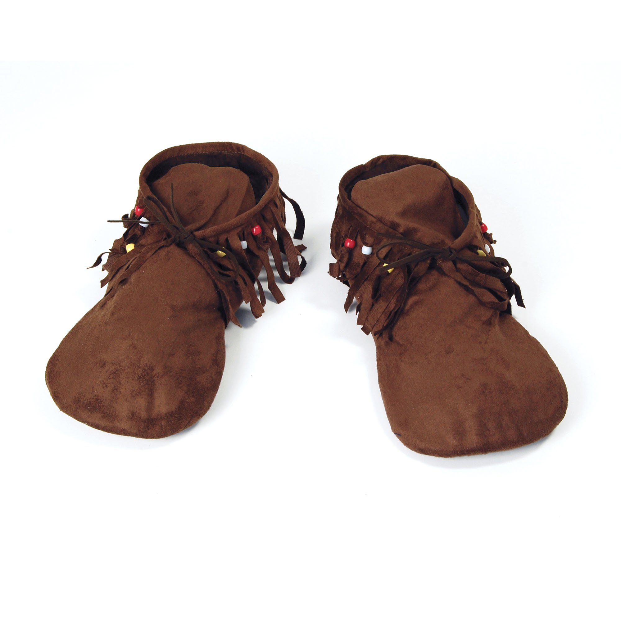 Ladies Brown Indian Moccasins (1 Pair) - Comfortable & Stylish Design, Perfect for Festival, Hippy Parties, Themed Events, & Everyday Footwear Halloween