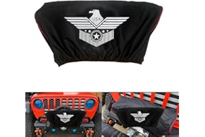 CORRBPEN Winch Cover, Heavy Duty Waterproof Dust-Proof Winch Protection Cover, Ideal for Electric Winches 8500-17500 lbs for JK accessories etc, Compatible with electric winch,Indoor/Outdoor Winch Accessories.