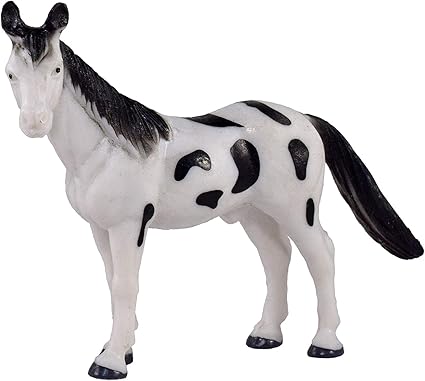 white plastic horse
