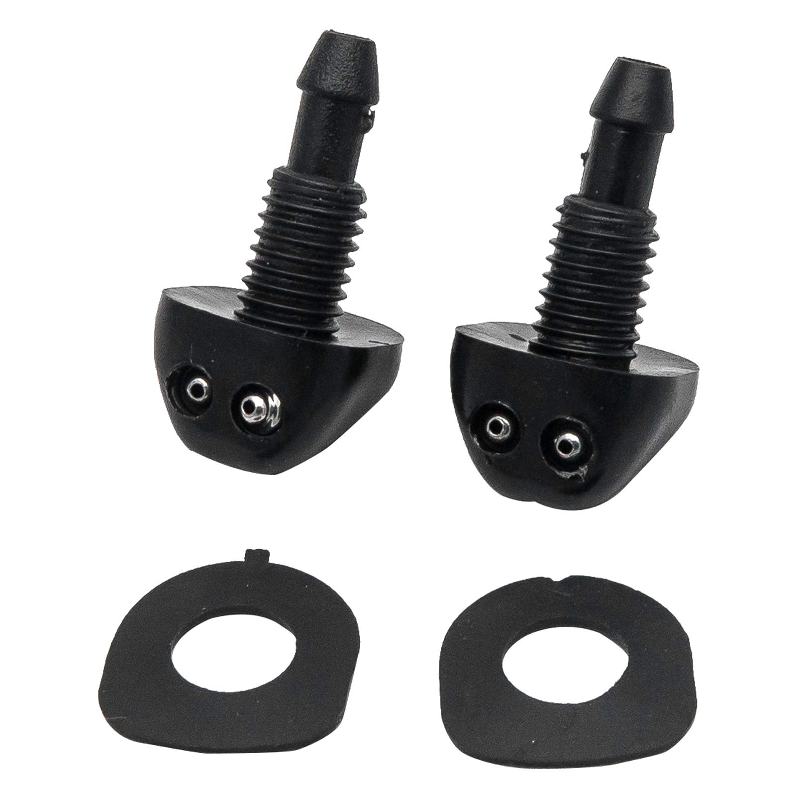 Washer Jet Nozzle by MASO 2 x Universal Car Windscreen Washer Wiper Nozzle Spray Jet DIY Front Window Pair