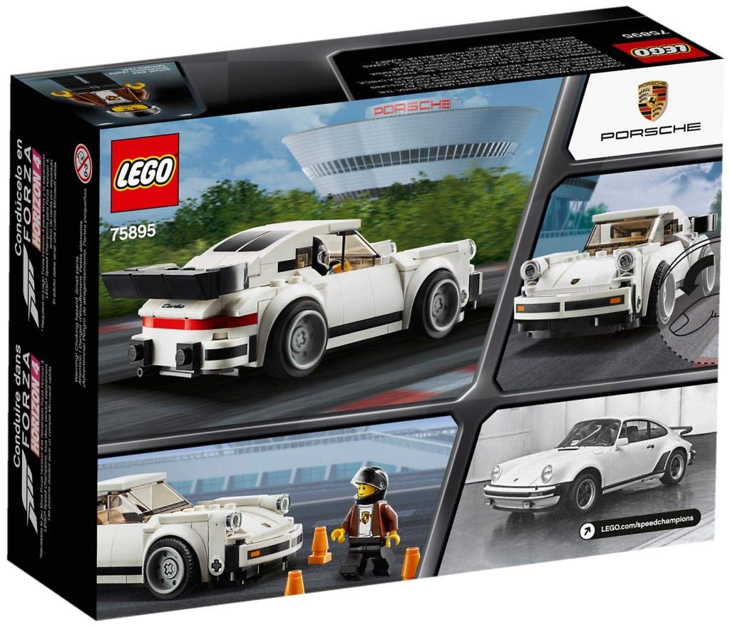 LEGO 75895 Speed Champions 1974 Porsche 911 Turbo 3.0 Toy Car, Forza Horizon 4 Expansion Pack Model