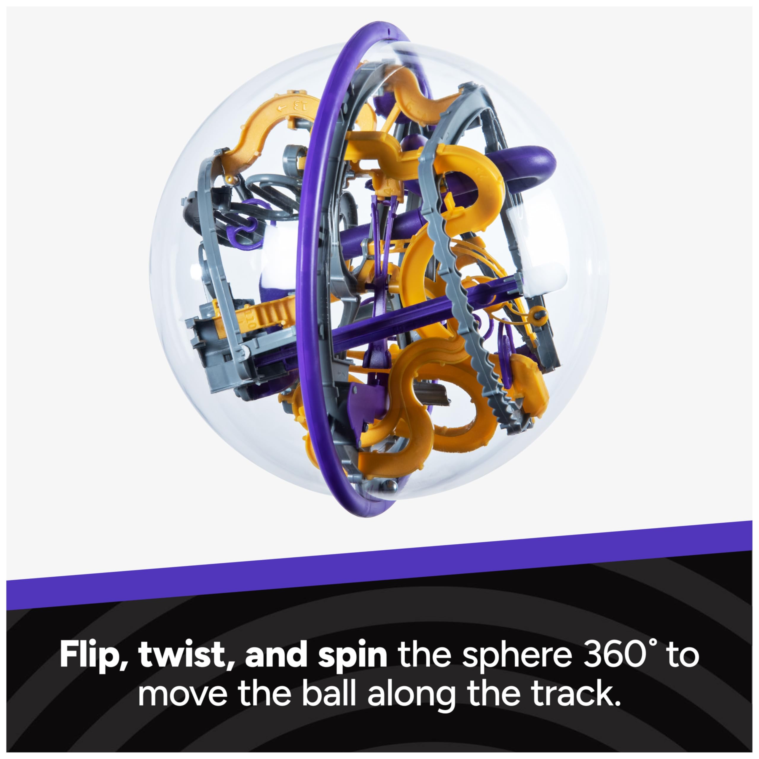 Perplexus, Epic 3D Gravity Maze Game Brain Teaser Fidget Toy Puzzle Ball, for Kids & Adults Ages 10 and up
