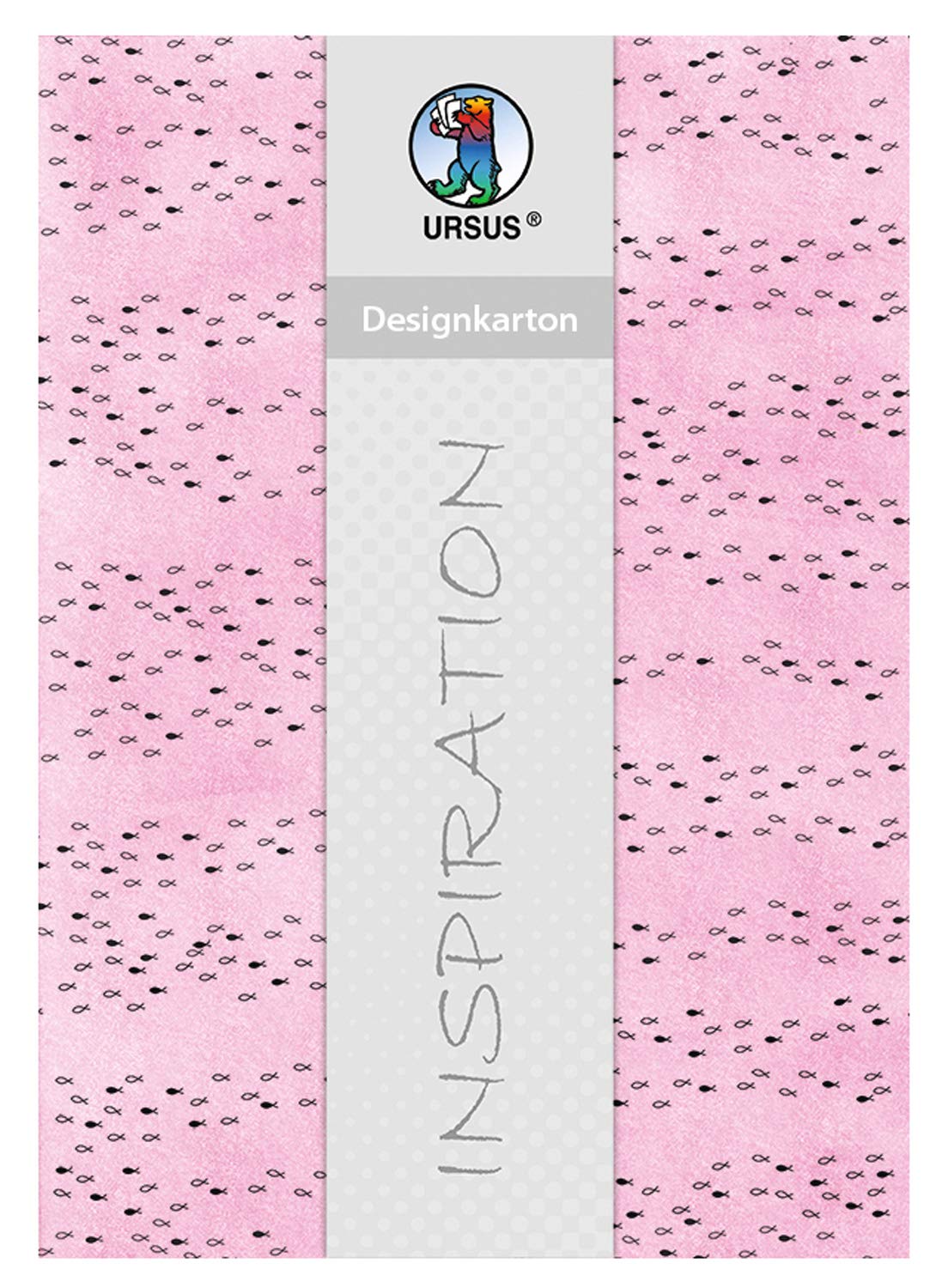 Ursus 62414603F Halleluja Design Card 200 g/m² 5 Sheets DIN A4 Pink