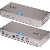 StarTech USB4 Driverless Dock, Triple 4K 60Hz, HDMI or DP, 100W, 2.5GbE | USB-C dock, 3 monitors, Zero-touch Windows and ChromeOS, Not macOS, Native GPU, PXE Boot, Wake-on-LAN, Lock slot
