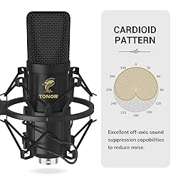 XLR Condenser Microphone, TONOR Professional