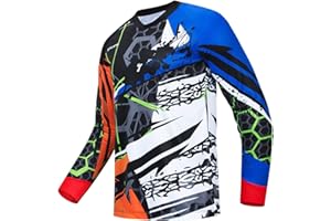 Weimostar Cycling Shirts Men's Mountain Bike Motocross Clothing Long Sleeve MTB T-Shirt