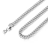 HZMAN Franco Chain for Men 3mm Stainless Steel