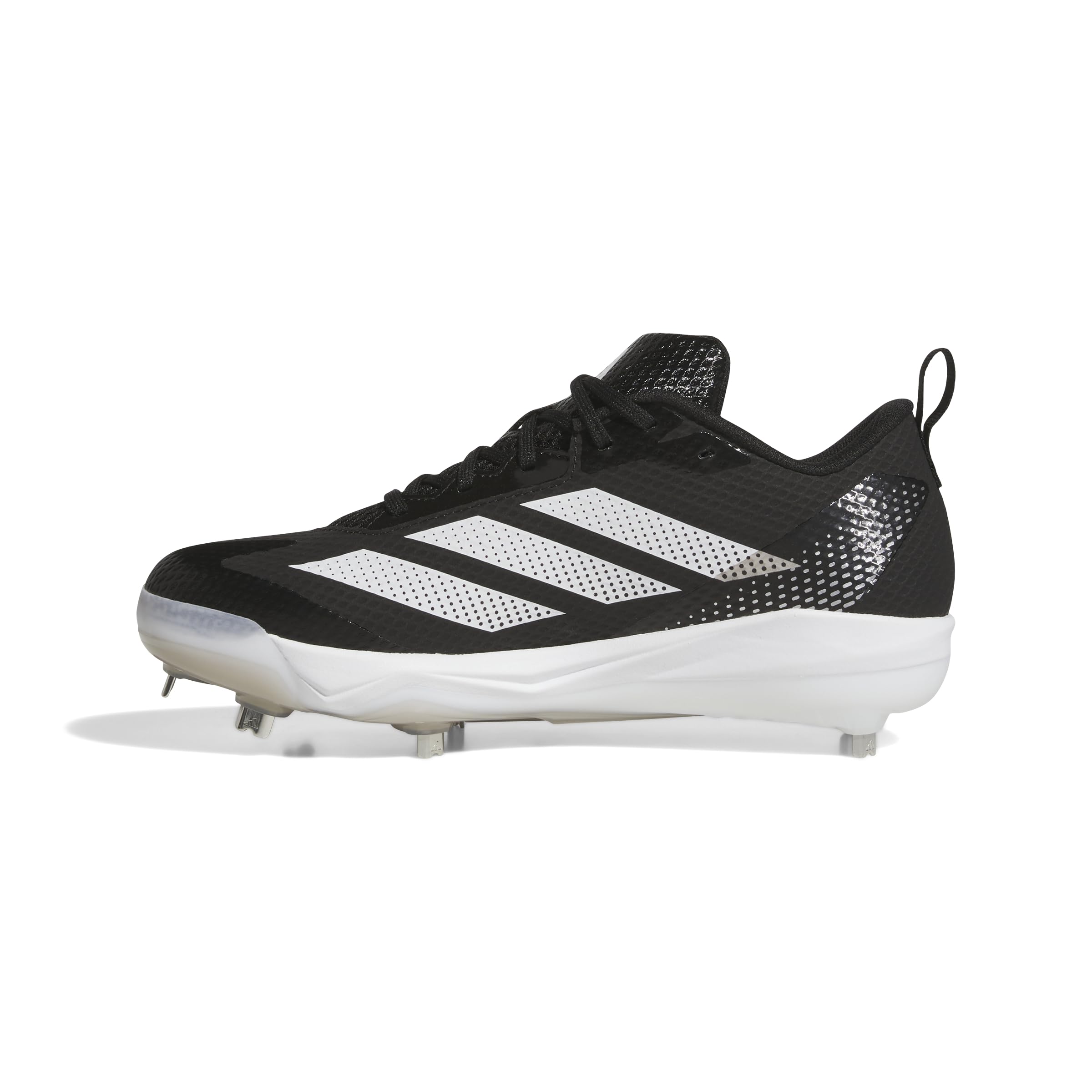 adidas Women’s Adizero Instinct 2.0 Softball, Black/White/Silver Metallic, 10
