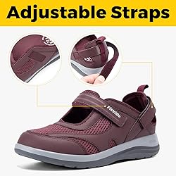 FitVille Diabetic Shoes for Women Extra Wide Width