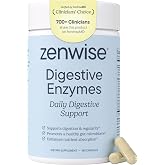 Zenwise Health Digestive Enzymes, Probiotics, for Gut Health Bloat - 180 CT | Multi Enzymes, Probiotics, Bromelain, Papaya, DE111 Probiotics Prebiotics, Gas and Bloating Relief, Vegetarian