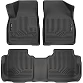 Husky Liners Weatherbeater Floor Mats | Fits 2019-2026 Chevrolet Blazer; 2017-2026 Cadillac XT5; 17-23 GMC Acadia | Front & 2nd Row, 3-pc Black - 99141