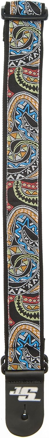 Planet Waves D'Addario Accessories Joe Satriani Guitar Strap - Guitar Accessories -Snakes Mosaic - Image 4