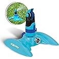 Aqua Joe AJ-MSSBM 4-Pattern Sprinkler with 360-Degree Rotation and Metal Base, Up to 3,740-Square-Foot Coverage