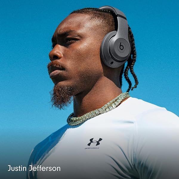 BEATS STUDIO PRO PREMIUM WIRELESS OVER-EAR HEADPHONES- UP TO 40-HOUR BATTERY LIFE, ACTIVE NOISE CANCELLING, GREAT FOR TRAVEL & COMMUTING, APPLE & ANDROID COMPATIBLE – EXCLUSIVE SAND GRAY