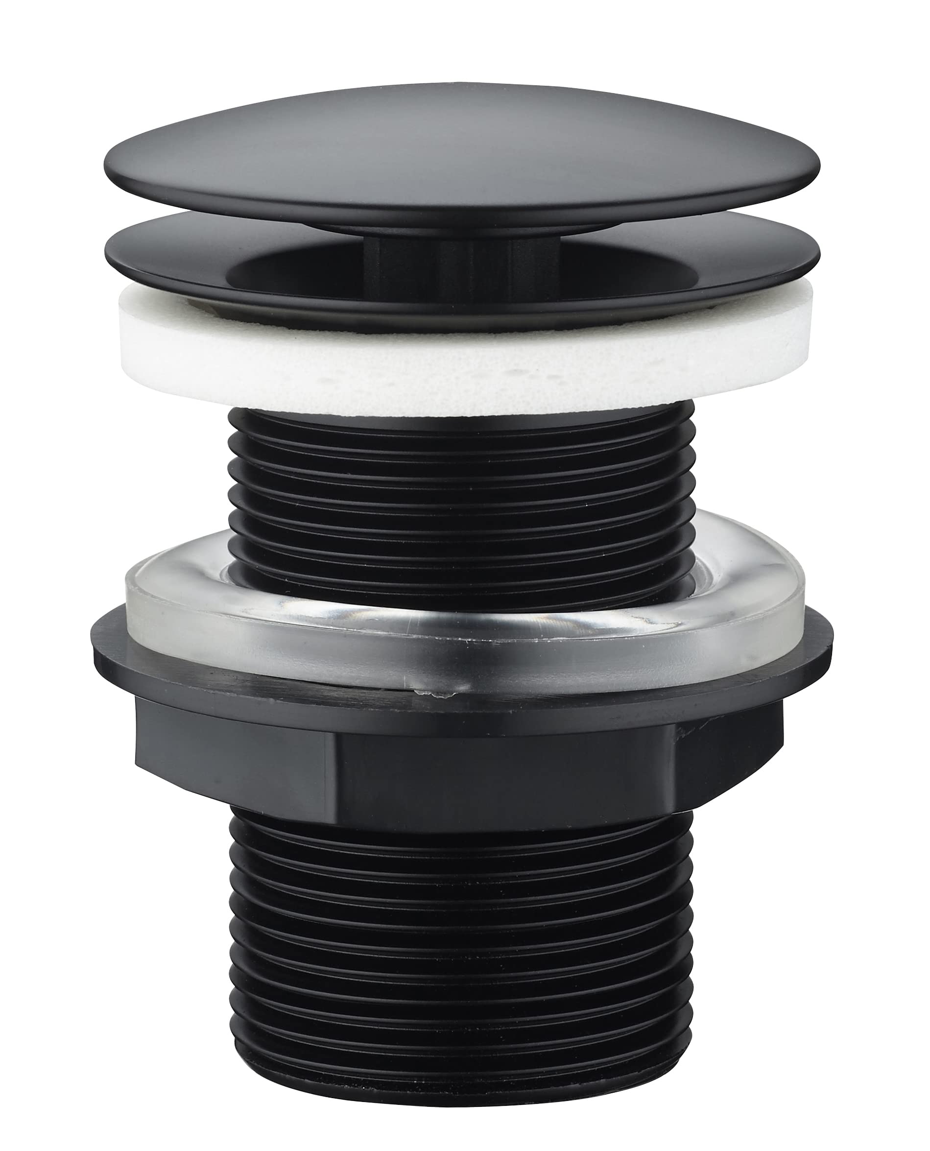 Edouard Rousseau Drain Without Overflow with Black Finish