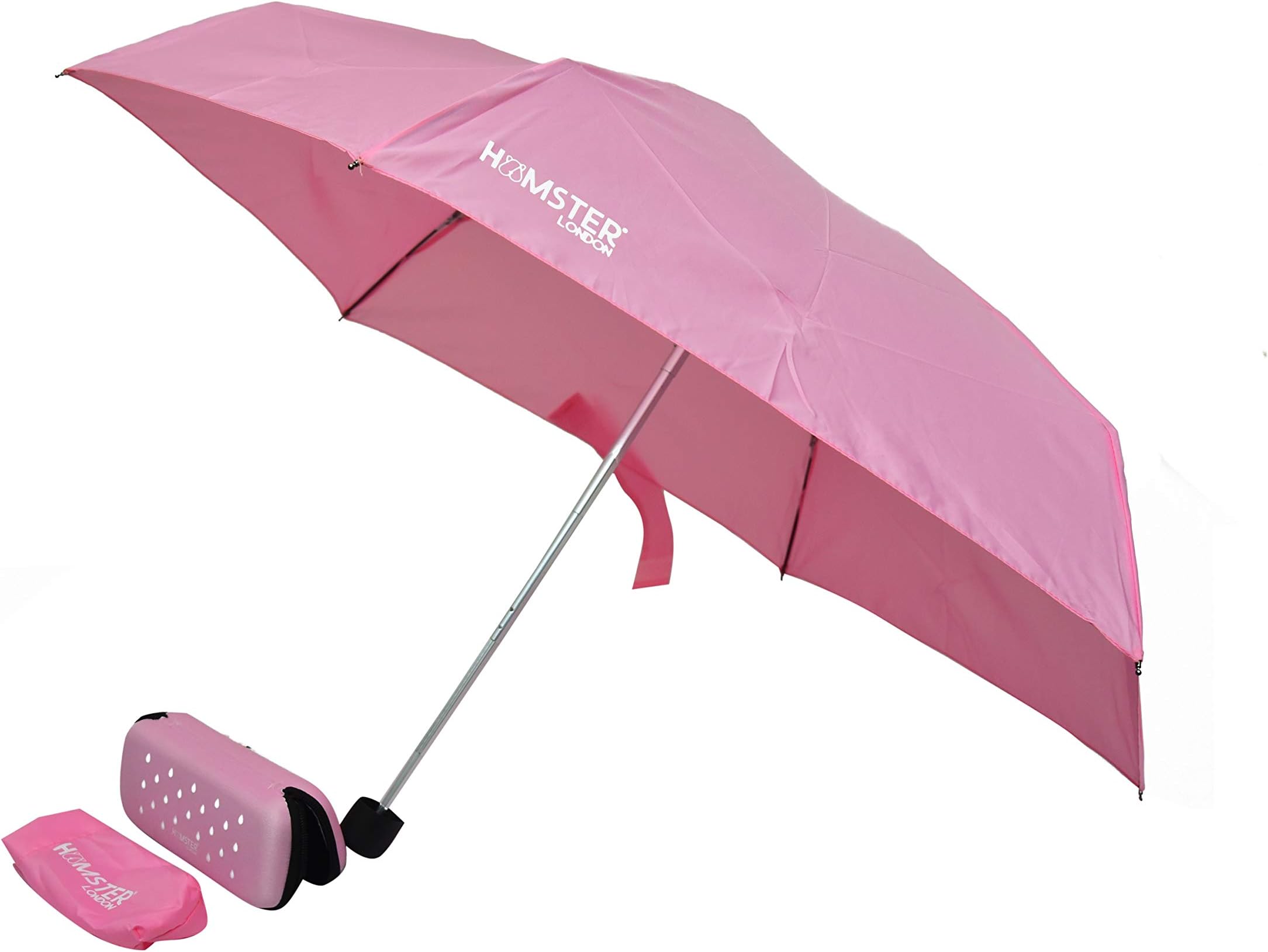 Polyester & Fabric Umbrellas (Pink_HLUP)