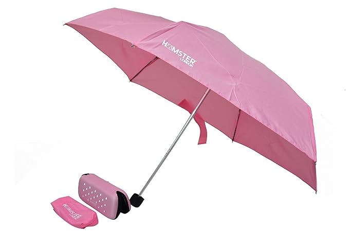 Mini Pink Umbrella with UV Coating