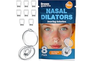 COMMANDING LIFE Magnetic Anti Snoring Nose Clip – Anti Snoring Devices – Nasal Dilators for Men & Women – Silicone Snore Stopper with Adjustable Magnets, Comfortable Nasal Clip for Quiet Sleep