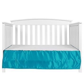 satin crib skirt