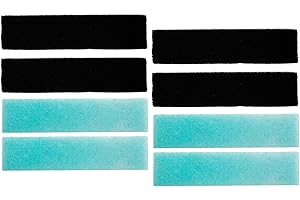 HEETHYCOOL 8-Pack Compatible Air Filters,Mini Split Air Filter Replacement for Mitsubishi Electric MAC-2330FT-E MAC-3000FT-E - High Absorption Polyester and Activated Carbon Filters Without Frames